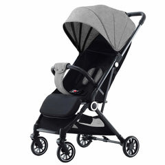 Poussette Ultra-Compacte Citadine Alice Modèle Noir et Gris 2