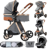 Poussette Convertible Tout-Terrain "Petite Louise" Modèle Gris 3