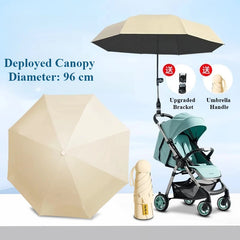 Adapt+ - Support Universel pour Ombrelle et Parapluie sur Poussette