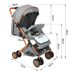 Poussette citadine Compacte Multi-Positions "Alba"