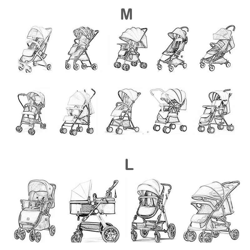 Chantons Sous la Pluie - Habillage Pluie Premium pour Poussette