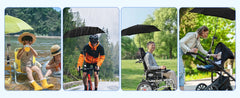 Adapt+ - Support Universel pour Ombrelle et Parapluie sur Poussette