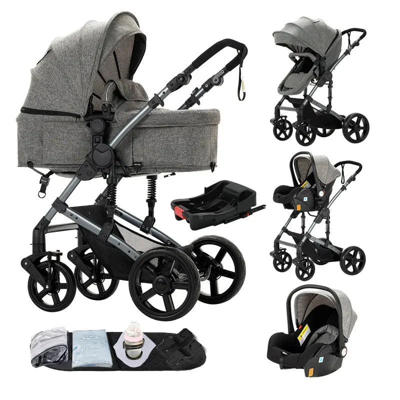 Poussette Convertible 2 en 1 Tout-Terrain "Julia"