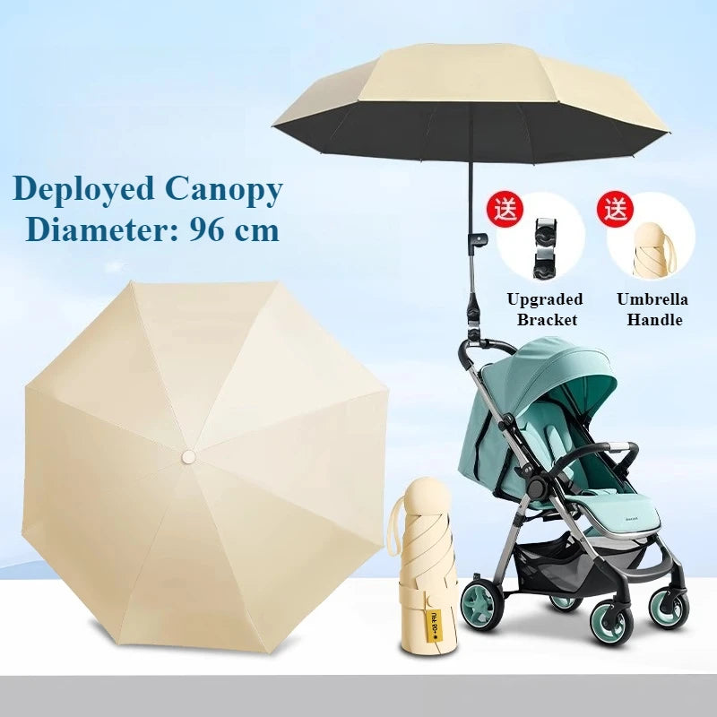 Adapt+ - Support Universel pour Ombrelle et Parapluie sur Poussette
