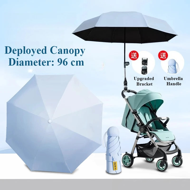Adapt+ - Support Universel pour Ombrelle et Parapluie sur Poussette
