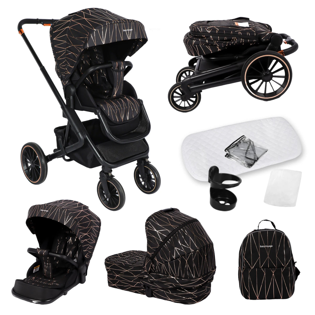 EMMA-MC Poussette Convertible Premium Tout-Terrain "Emma"