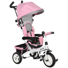 Tricycle 1er Âge "Lola Pink" - Evolutif, Sécurisé et Parfait dès 18 Mois